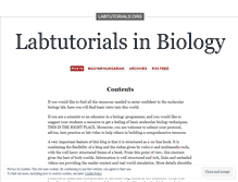 Tablet Screenshot of labtutorials.org